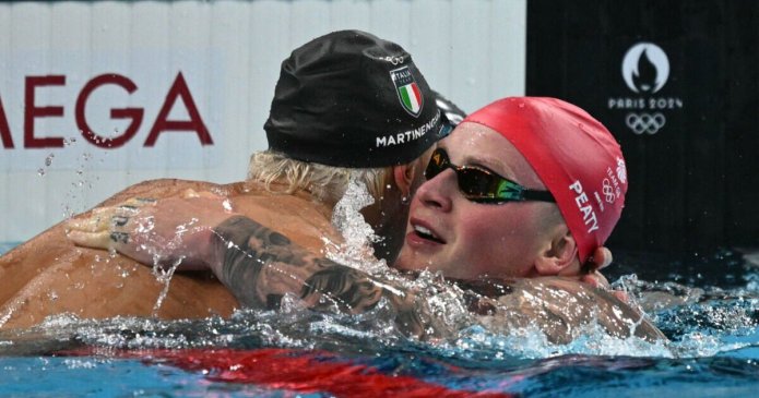 Adam Peaty in tears during emotional interview after Paris Olympics defeat