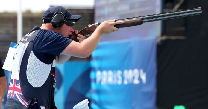Nathan Hales wins trap shooting gold medal for Team GB and breaks Olympic record
