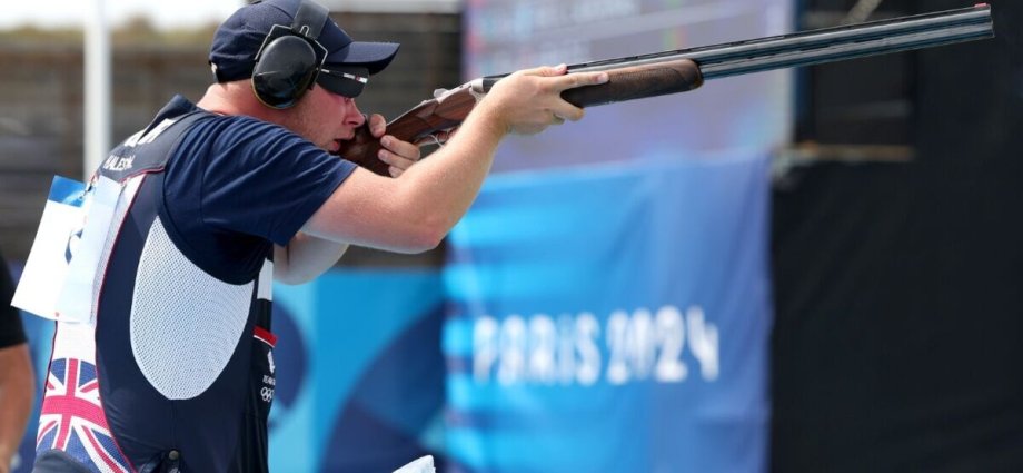 Nathan Hales wins trap shooting gold medal for Team GB and breaks Olympic record