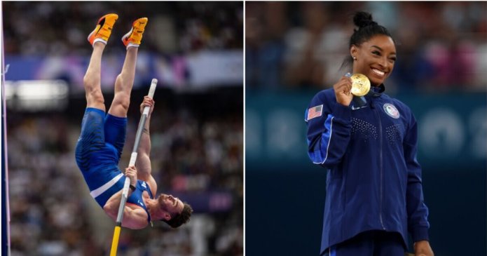 Pole vaulter denied medal because of his penis as Simone Biles drops hint