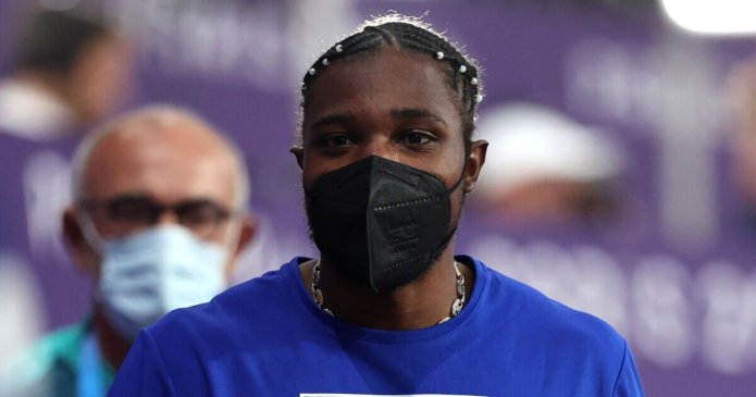 Noah Lyles explains running Olympic 200m final despite knowing he had Covid