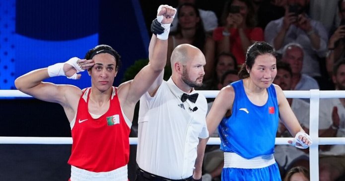 Imane Khelif lands Olympic gold as boxing gender row rages on in background