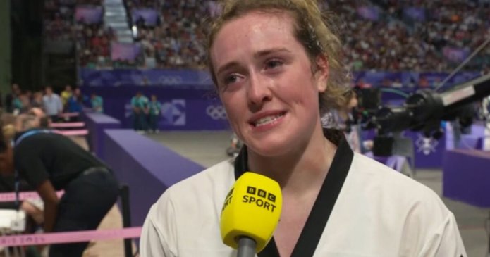Team GB Olympian fights tears after having ' her heart broken twice in one day'