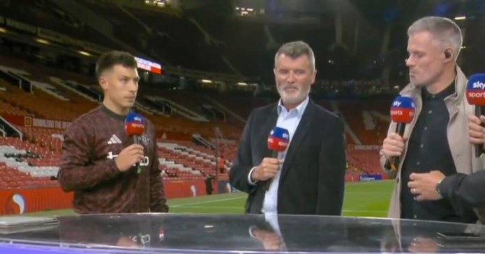 Lisandro Martinez bites back at Jamie Carragher on TV after Man Utd beat Fulham