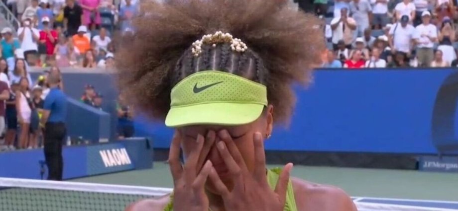 Naomi Osaka in tears after upsetting top 10 rival on US Open return