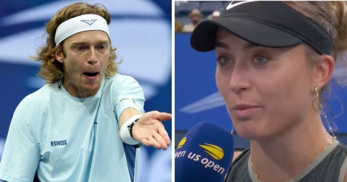 US Open star feared she'd die as Rublev in 'embarrassing' meltdown