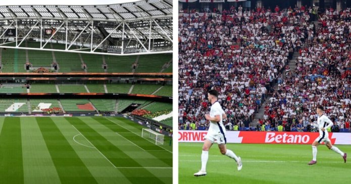 England away fans sent warning by Irish police amid fears of offensive chants