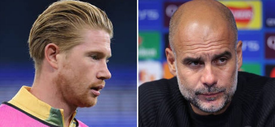 De Bruyne injury boost as Man City boss Pep Guardiola disagrees with own player