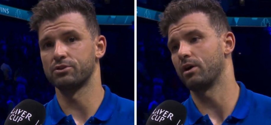 Grigor Dimitrov raises Laver Cup injury fears days after Novak Djokovic antics