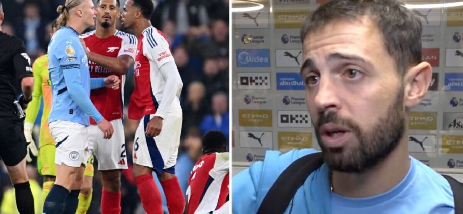 Bernardo Silva in brutal attack on Arsenal as he mocks Gunners' lack of trophies