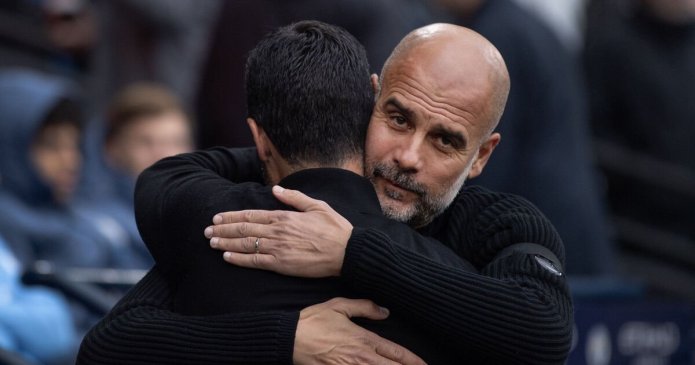 Guardiola shares Arteta text exchange as Arsenal claim made after Rodri injury