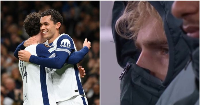 Tottenham survive huge scare to beat Qarabag as Bergvall let down by team-mate