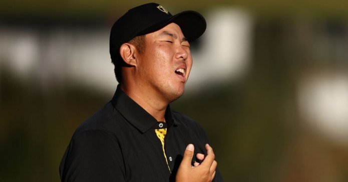 Presidents Cup star deletes angry post aimed at US rival after gesture filmed