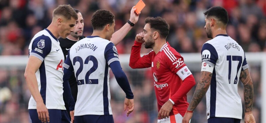 Bruno Fernandes ban overturned as Man Utd win appeal over Tottenham red card