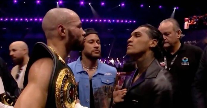 Chris Eubank Jr and Conor Benn held apart by Neymar
