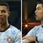 Cristiano Ronaldo fumes and makes sarcastic gesture as Portugal held by Scotland