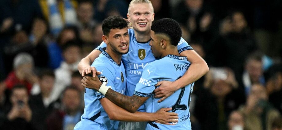 Man City player ratings vs Slavia Prague - two 9/10s as Haaland bags brace