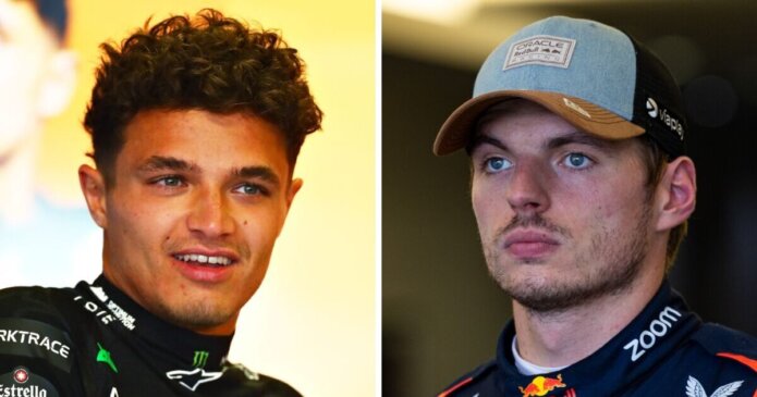 Lando Norris and Max Verstappen clash as Lewis Hamilton makes retirement vow