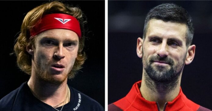 Rublev bleeds after wild meltdown as Djokovic retirement date tipped