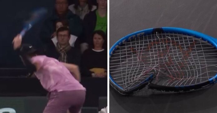 Jack Draper smashes racket in Paris Masters outburst and gets umpire telling off