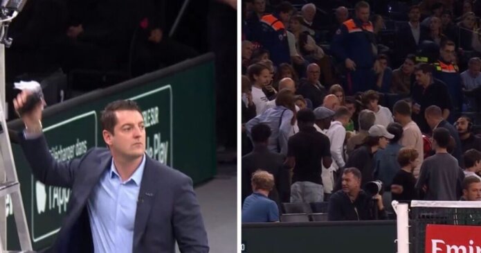 Paris Masters semi-final halted for medical emergency as umpire intervenes