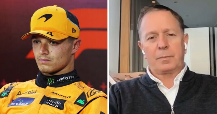 Martin Brundle savages Lando Norris with four-word comment in Max Verstappen row