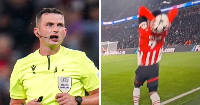 Michael Oliver Champions League drama cleared up as goal baffles viewers