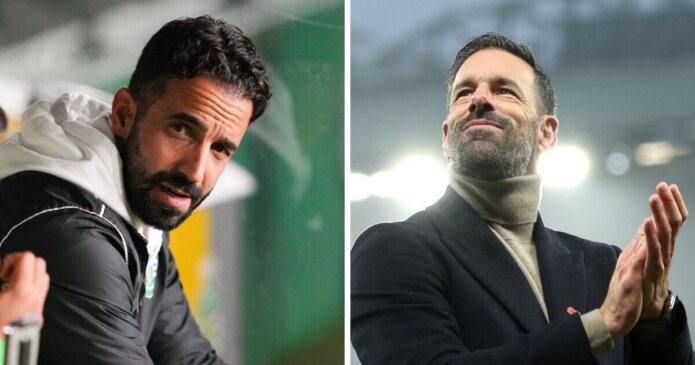 Ruben Amorim arrives at Man Utd as Ruud van Nistelrooy plan confirmed