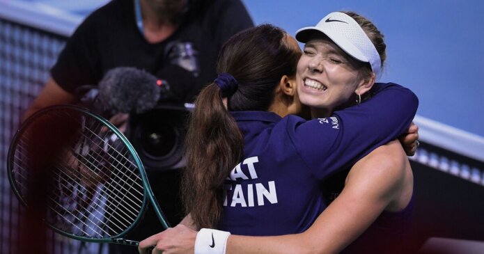 Katie Boulter announces Great Britain as potential BJK Cup winners with epic win