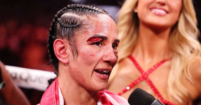 Amanda Serrano accuses Katie Taylor of cheating as Irishwoman booed