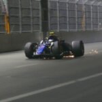 Las Vegas Grand Prix session stopped after huge crash as medical car deployed