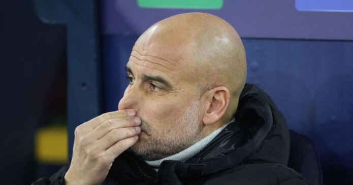 Man City boss Pep Guardiola points finger after fuming in Feyenoord collapse