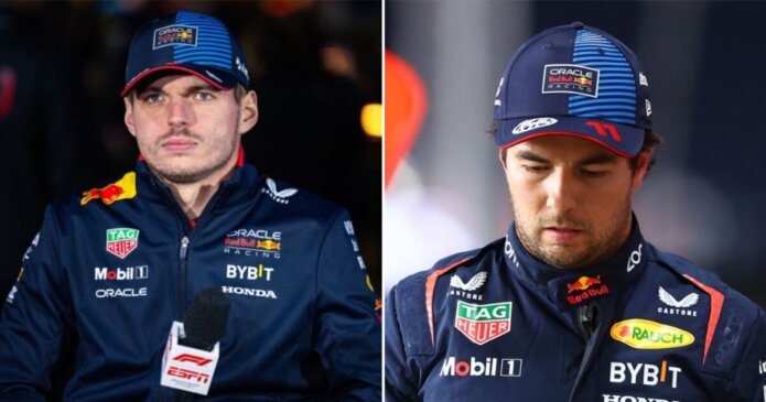 Max Verstappen lashes out at rivals as Sergio Perez blames Charles Leclerc