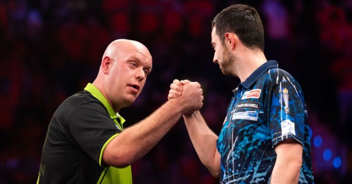 Luke Humphries agrees with Michael van Gerwen over darts teen's eight-year ban