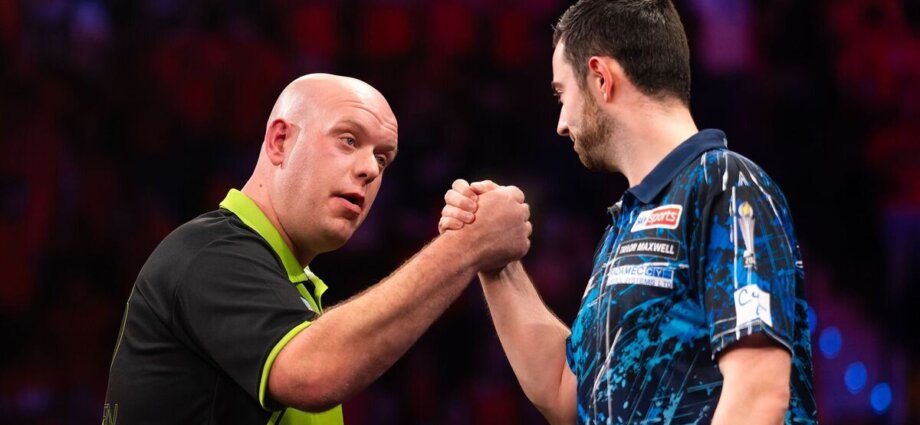 Luke Humphries agrees with Michael van Gerwen over darts teen's eight-year ban