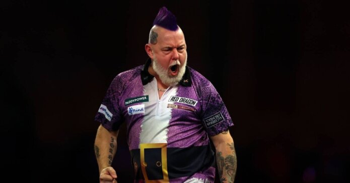 Peter Wright through to Darts World Championships third round after huge win