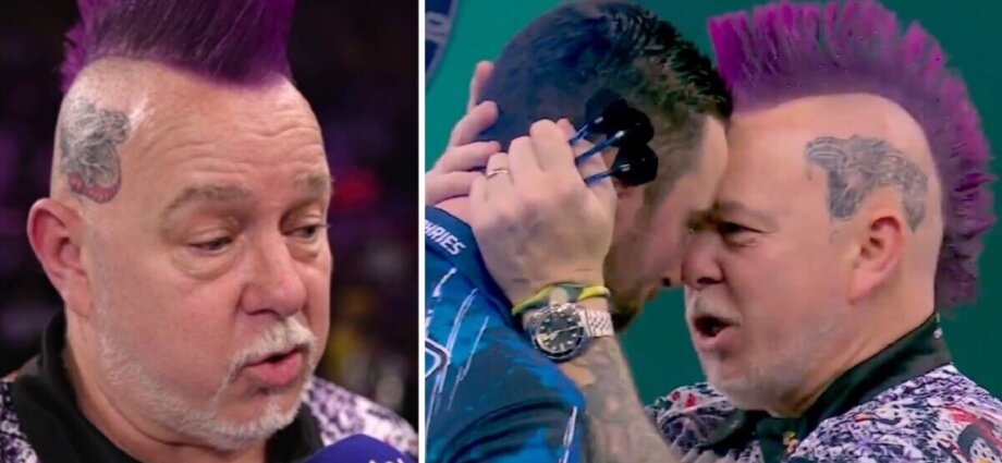 Teary Peter Wright shows true colours with Luke Humphries comment after win