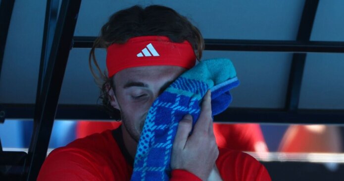 Tsitsipas suffers 'bad karma' at Australian Open as two Brits secure wins
