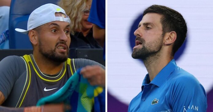 Australian Open live as two stars suddenly retire and Kyrgios turns foul-mouthed