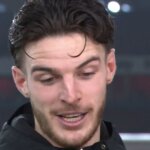 Declan Rice rubs salt in Spurs' wounds in TNT Sports interview after Arsenal win