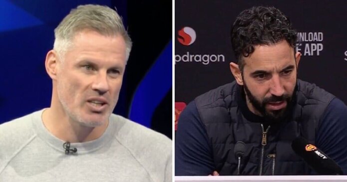 Jamie Carragher savages Ruben Amorim and expects INEOS to dress Man Utd boss dow