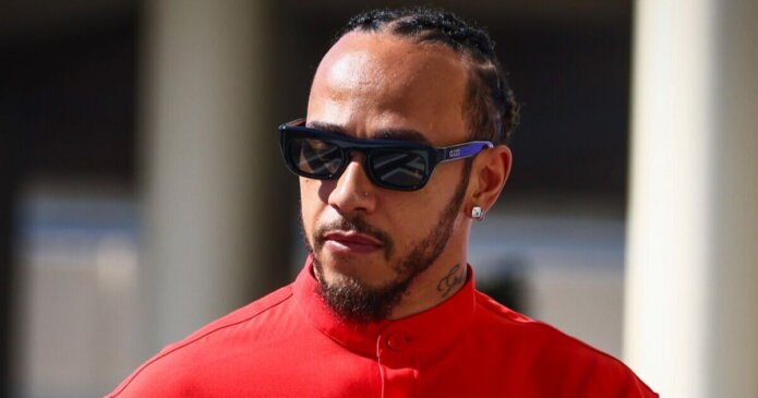 Lewis Hamilton dons Ferrari colours for first time as close ally returns