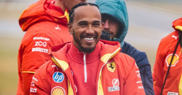 Lewis Hamilton breaks silence after first laps for Ferrari as icon re-energised