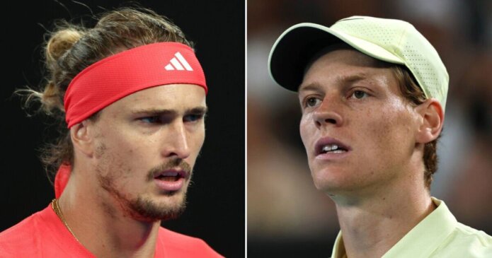 Alexander Zverev in angry outburst as Jannik Sinner eases to victory