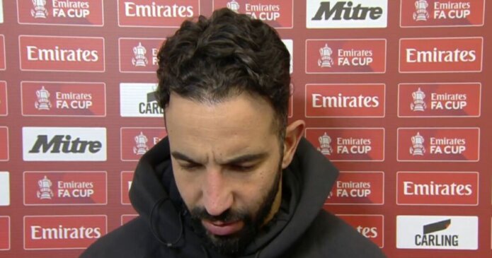 Ruben Amorim rips into Man Utd after Leicester win and fumes 'not a good day'