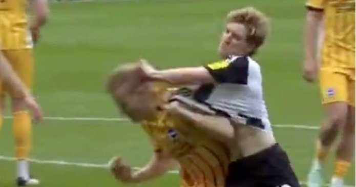 Gordon sent off as brawl erupts in Newcastle vs Brighton 'moment of madness'