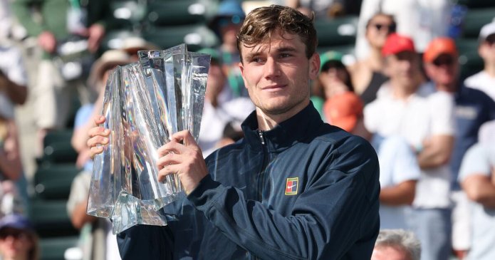 Jack Draper wins Indian Wells title with bruising victory over Holger Rune