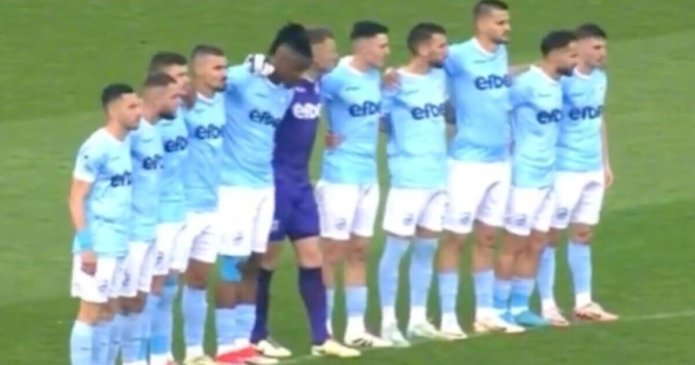 Football club apologise after minute's silence for player who is still alive