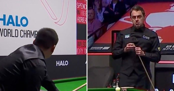 Ronnie O'Sullivan's opponent forgets snooker rule in unusual moment at Crucible