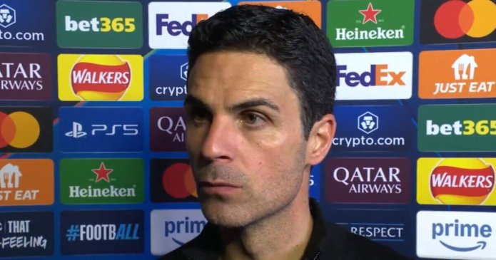 Arsenal boss Arteta points finger over PSG loss and makes Partey statement